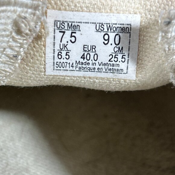 RARE Vans Classic Rose Leopard Animal Print Womens Size 9 Shoes Sneakers Slip-On - Picture 9 of 11